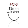 A. Titan Instruments -RS3 Suture Polyglycolic Acid Braid 4-0 18" Absorbable C-3 Reverse Cutting 3/8 Circle Needle 13mm Coated Undyed 12/Package ATI-3-18-4PGA
