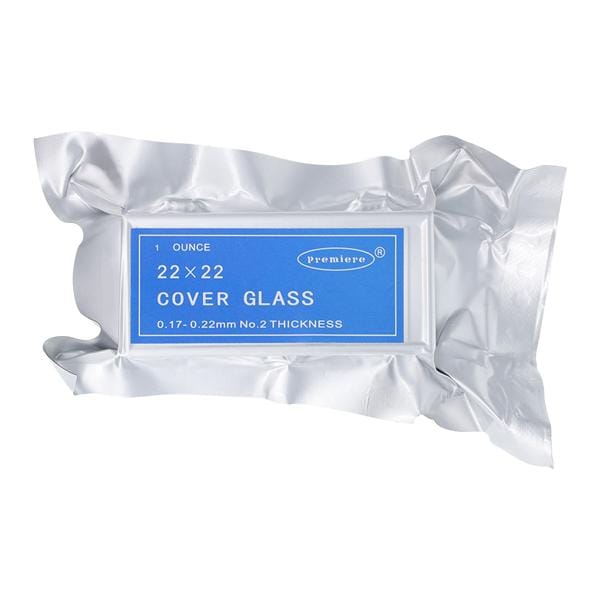 C&A Scientific Co. Microscope Cover Glass 22x22mm #2 1/Pk, 10 PK/BOX - 94-22222