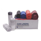 Inteplast Can Liner LLDPE Black 33 Gallons 33x39" 25x10/Case - WSL3339MDK
