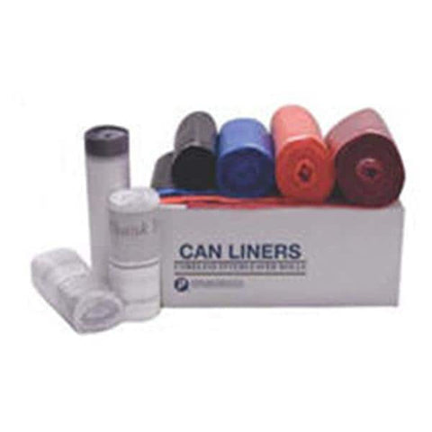 Inteplast Can Liner LLDPE Black 33 Gallons 33x39" 25x10/Case - WSL3339MDK