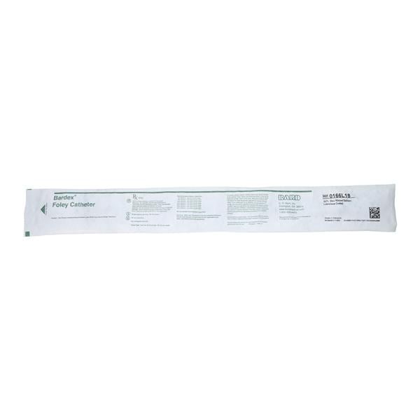 Bard Medical Division Lubricath 2-Way Foley Catheter Medium Round Tip Hydrogel Coated 18Fr 30cc, 12 EA/CA - 0166L18