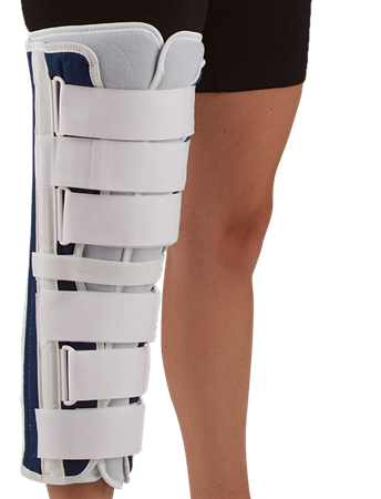 DEROYAL DELUXE TRI-PANEL KNEE IMMOBILIZER (PACKAGING - EACH)