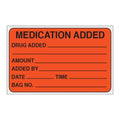 Shamrock Scientific Spec Label Medication Added Fluorescent Red 1-1/2x2-1/2" 1000/Rl - SN-2000