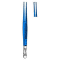 Sklar Instruments -Potts-Smith Dressing Forcep 8-1/4" Stainless Steel/Blue Coated Each 91-5413