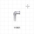 Elbow Connector, Female Luer Lock, Male Luer Slip, Clear -  - 11951