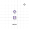 Luer Lock Ring, Clear -  - 11955