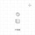 Luer Lock Ring, White -  - 11958