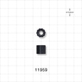 Luer Lock Ring, Black -  - 11959