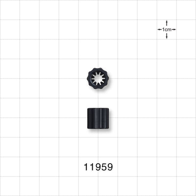 Luer Lock Ring, Black -  - 11959