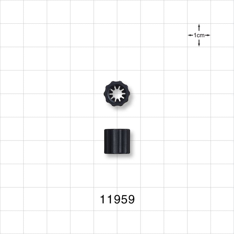 Luer Lock Ring, Black -  - 11959