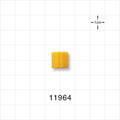 Luer Lock Ring, Yellow -  - 11964