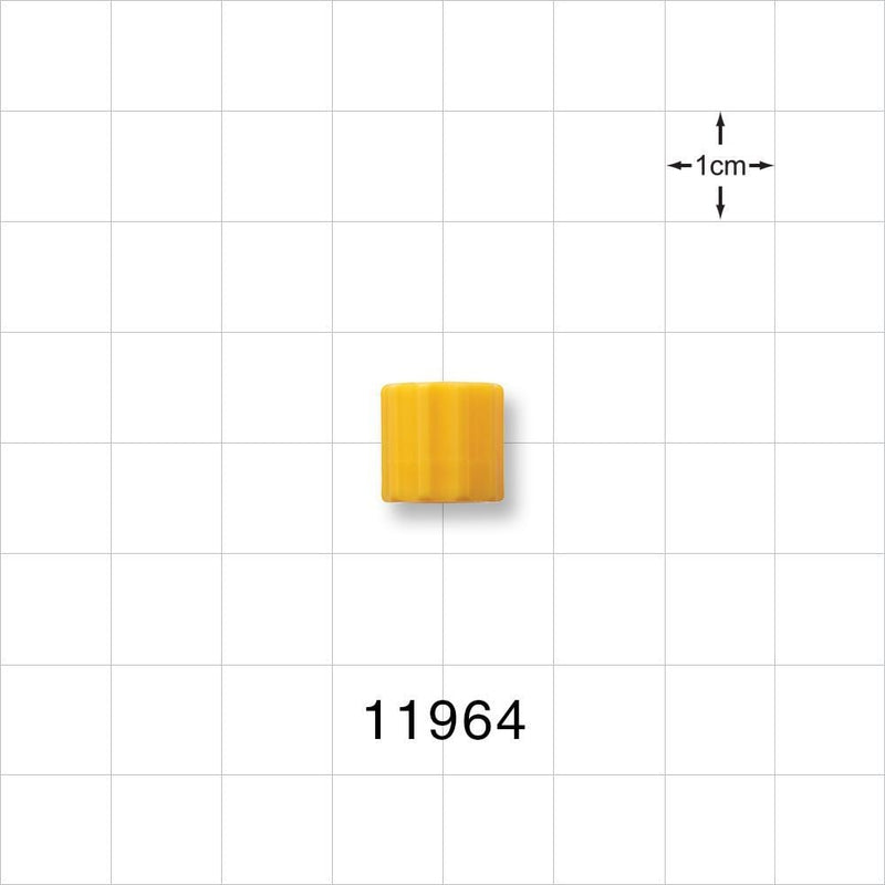 Luer Lock Ring, Yellow -  - 11964
