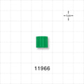 Luer Lock Ring, Green -  - 11966