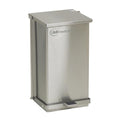 UMF Medical Can Trash Flame-Retardant Heavy-Duty Step-On Pedal Flat Hinge Lid Self-Closing Bag Securing Each - SS1474