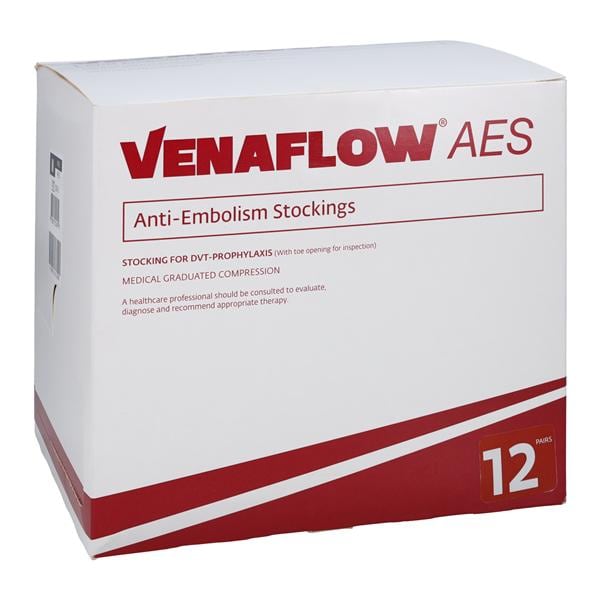 DJO, Inc  VenaFlow Anti-Embolism Stocking Calf High Medium Unisex 17" White- 500R-3