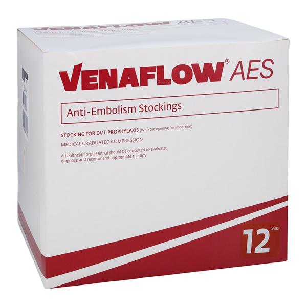 DJO, Inc VenaFlow Anti-Embolism Stocking Calf High Large Unisex 18" White - 500R-4