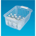 Health Care Logistics Basket Storage Flip & Stack Plastic Medium Lightweight Flip Handles/Nestable Each — 18325