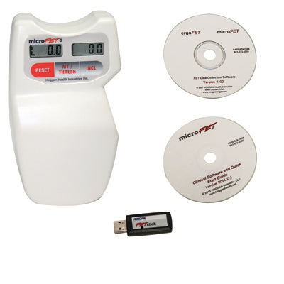 MicroFET3 digital MMT/ inclinometer combination with clinic and data software - FE-12-0382WCD