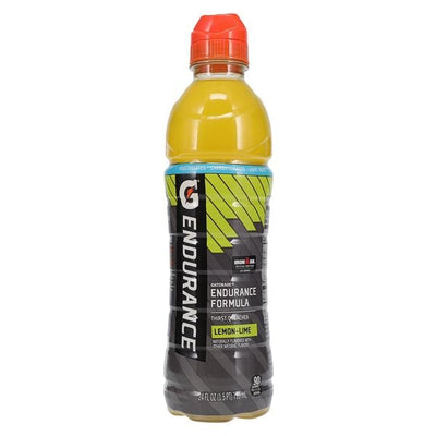 Quaker Oats Company Gatorade Endurance Sports Beverage 2x Sodium/Carbohydrate Lemon Lime 24oz Bottle 24/Case - 24153