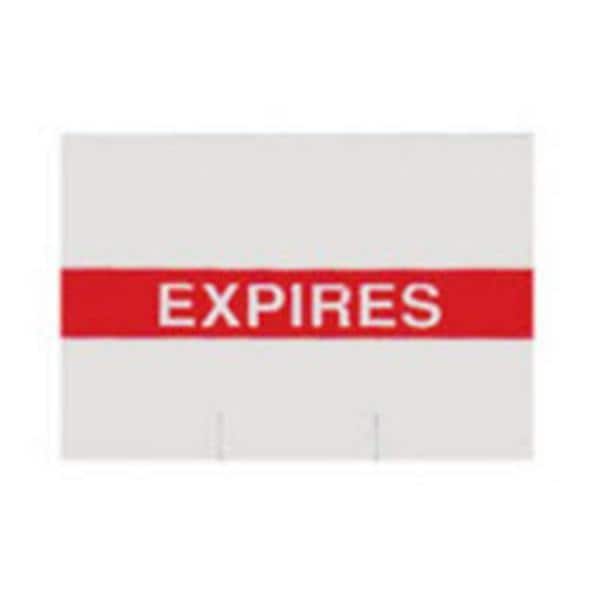 SPS Medical Labels Red "Expires" 10Rl/Box - REL-010