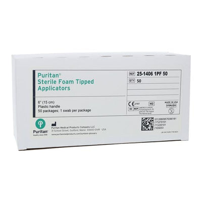 Puritan Medical Products Mini Applicator Sterile 50/Bx, 10 BX/Case - 25-1406 1PF 50
