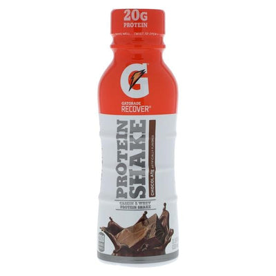 Quaker Oats Company Gatorade Bottle Shake Protein Chocolate 11oz Bottle 12/Case - 10109