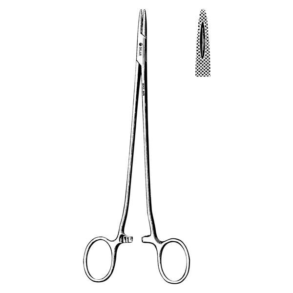Sklar Instruments -Sarot Needle Holder Serrated Jaw 10-1/4" Stainless Steel Each 20-3910