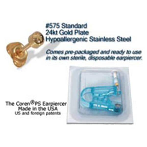 Hastings Corporation Coren Ear Piercer Sterile Disposable 6Pr/Bx  - 575