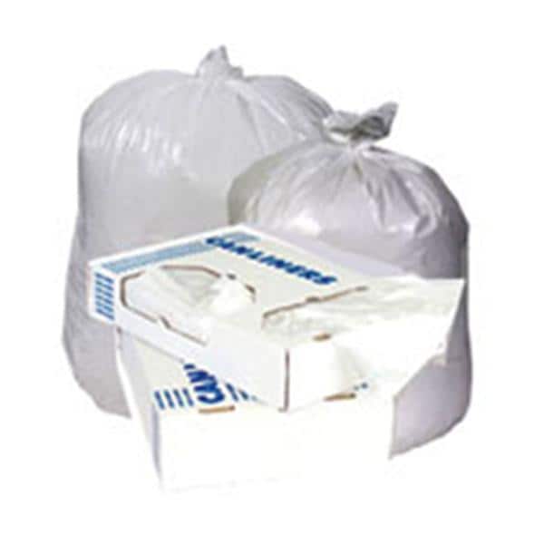 North American Corp Can Liner Heavy Duty White 20-30 Gallons 30x36" 200/Case - 386114