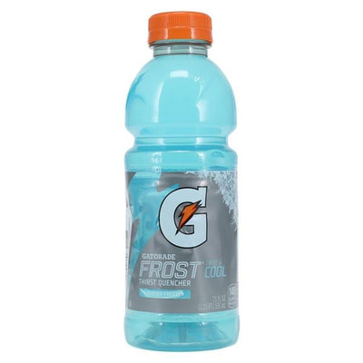 Quaker Oats Company Gatorade Sports Beverage Glacier Freeze 20oz Wide Mouth Bottle 24/Case - 32486
