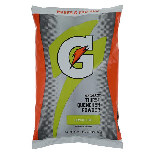 Quaker Oats Company Gatorade Sports Beverage Lemon Lime 6gal Packet 14/Case - 03967