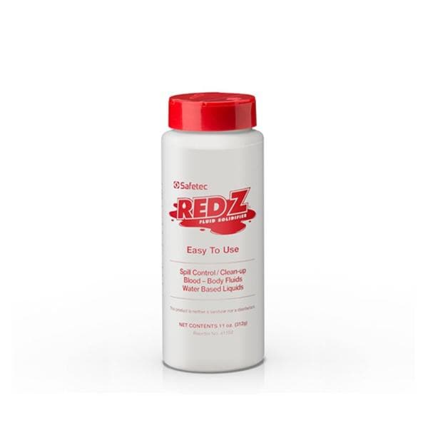 Safetec Of America Inc -Red Z Spill Control Solidifier 11oz White Shaker Top Bottle Non-Sterile Absorbent Polymer Each, 12 EA/CA SOA 41102