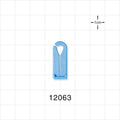 Open Jaw Slide Clamp, Blue - Fits 5/32 inch OD Tubing (0.156 inch, 3.97 mm) - 12063