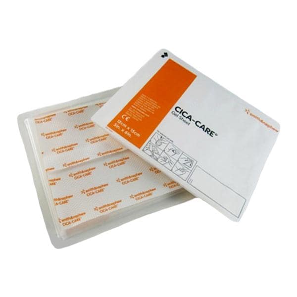 Smith & Nephew Wound Care  CICA-Care Silicone Gel Scar Treatment Dressing 5x6" Sterile Sheet Adhesive LF - 66250707