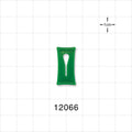Slide Clamp, Green - Fits 0.078 inch - 0.098 inch OD Tubing (1.98 mm - 2.5 mm) - 12066