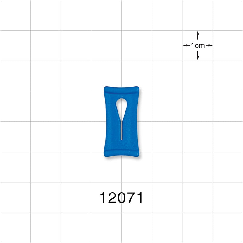 Slide Clamp, Blue - Fits 0.098 inch OD Tubing (2.5 mm) - 12071