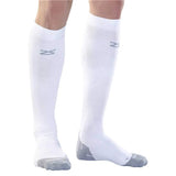 Zensah Tech+ Compression Socks Knee High Large Men White - 8532-101-05