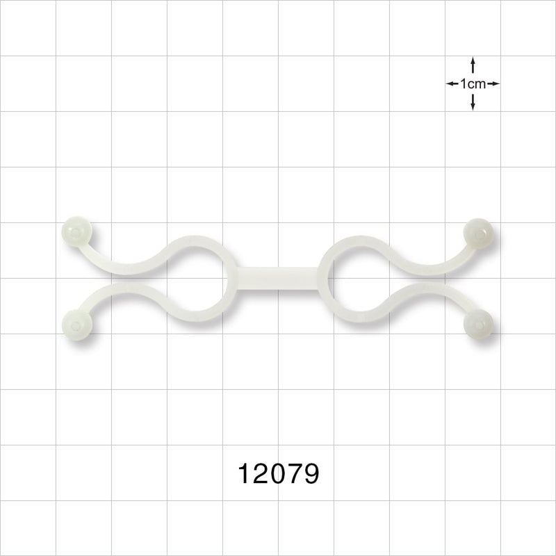 Dual-Ended Twist Clip - 0.5 inch Diameter (12.7 mm) - 12079