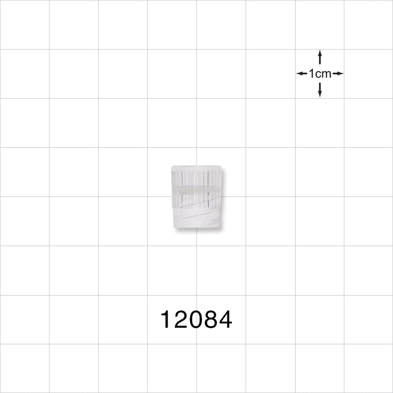 Stemless Male Luer Cap, Vented, Natural -  - 12084