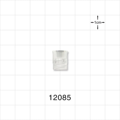 Stemless Male Luer Cap, Vented w/Hydrophobic Filter, Natural - 3 Micron - 12085