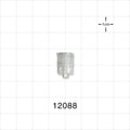 Male Luer Cap, Vented w/Hydrophobic Filter, Natural - 3 Micron - 12088