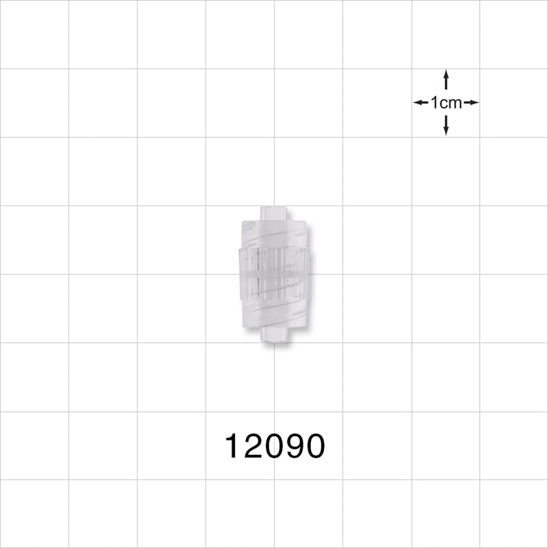 Male Luer Lock to Male Luer Lock, Clear -  - 12090