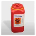 Post Medical, Inc -Sharps Container 1.5qt Red 16x15x13" Screw Cap Polypropylene 1-Piece Leak-Tight 24/Case WD-150