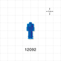 Double Dead-Ender, Non-Vented, Blue -  - 12092