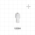 Double Dead-Ender Cap, Vented, White -  - 12094