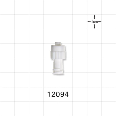 Double Dead-Ender Cap, Vented, White -  - 12094