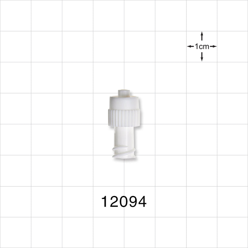 Double Dead-Ender Cap, Vented, White -  - 12094