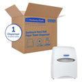 Kimberly Clark Professional -Sanitouch Paper Towel Roll Dispenser White Plastic High Capacity Wall Mount 1/Case 09991