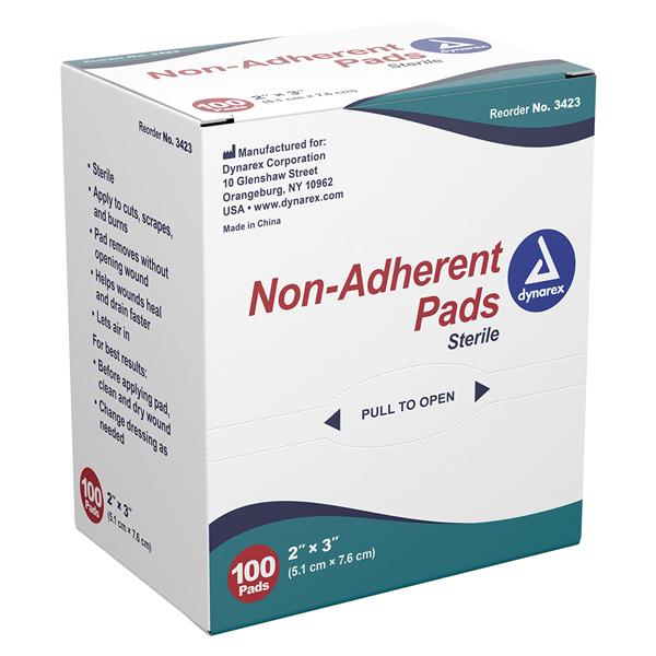 Dynarex Corporation Mesh Dressing 2x3" Sterile Non-Adherent  - 3423