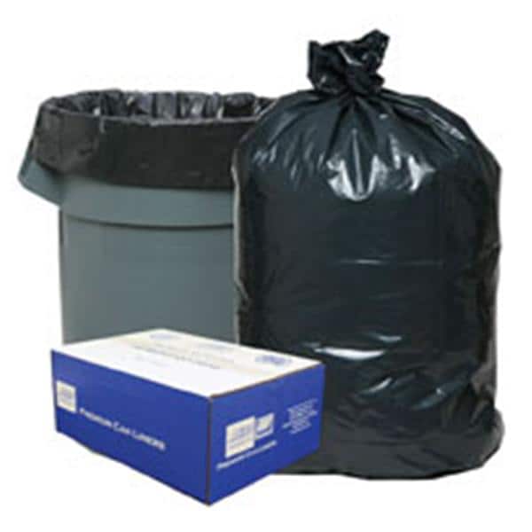 Berry Global Inc. Can Liner Black 31-33 Gallons 33x39" 250/Case - 333916B